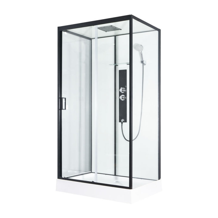 Vidalux Kontrast Rectangular Hydro Shower Cabin Easy Installation 2